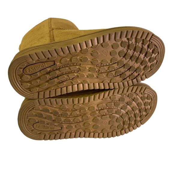 Cozy Ankle Snow Boots Winter Fashion Suede Boots for Women / Brown - Picture 8 of 8